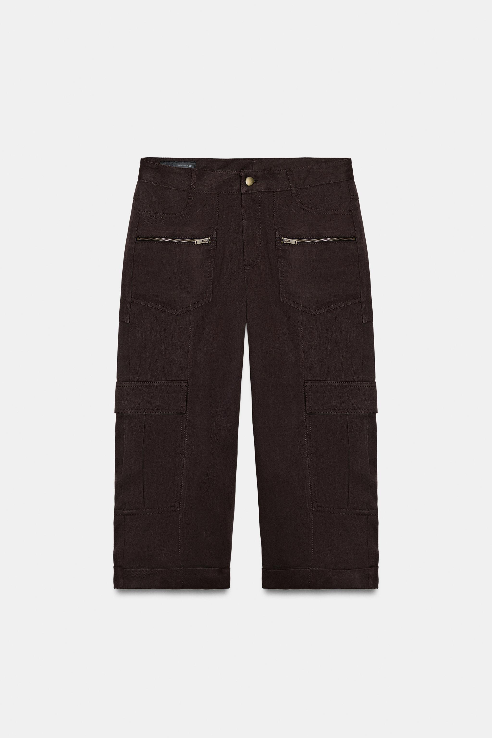PANTALON CARGO CAPRI